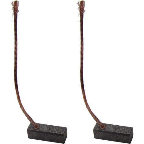 2x Trade-Shop Motorkohlen / Kohlebürsten / Schleifkohlen 4 x 4,5 x 12mm 12-24V für verschiedene KFZ-Motoren Rolltor Garagentor Antriebe Lichtmaschine (1/2)