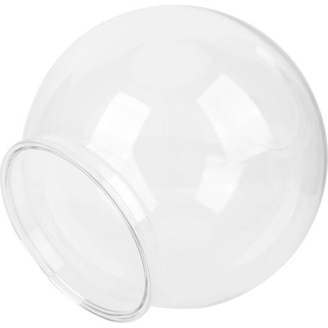 Bol à poisson rond en plastique robuste, petit réservoir polyvalent incassable pour décorations de bibliothèque de bureau S (1/5)