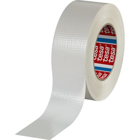 Heavy Duty Duct Tape, Ruban Toilé pour Réparer, Étanchéifier et Fixer, Blanc, 50 mm x 50 m (1/5)