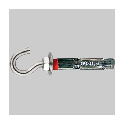 TASSELLO PESANTE CON GANCIO - M6 x 45 mm Ø 8