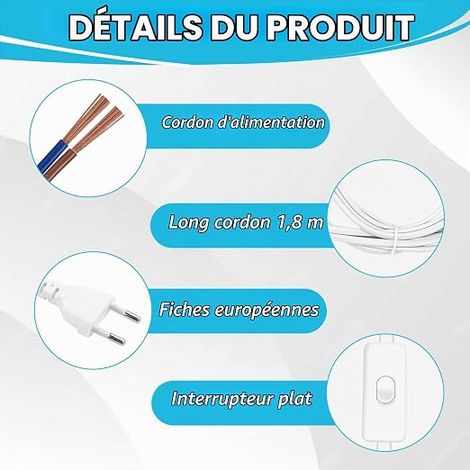Cord with Switch Power Cable with Plug (1/3)