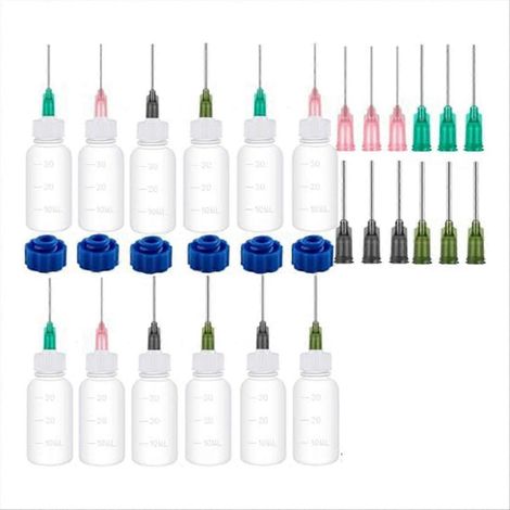 Packung mit 12 Klebstoffapplikatorflaschen mit abgerundeten Spitzen (1/5)