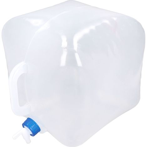 Réservoirs d'eau pliables, capacité de 20 litres, en PEBD, avec robinet pour usage en laboratoire (1/5)