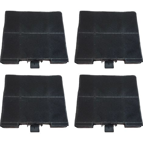 Ersatzteil - SOS Accessoire Lot de quatre filtres charbon 230X215X22 mm pour Hotte BOSCH 00705431, 11049701 - - SIEMENS, BOSCH, VIVA, NEFF, CONSTRUCTA