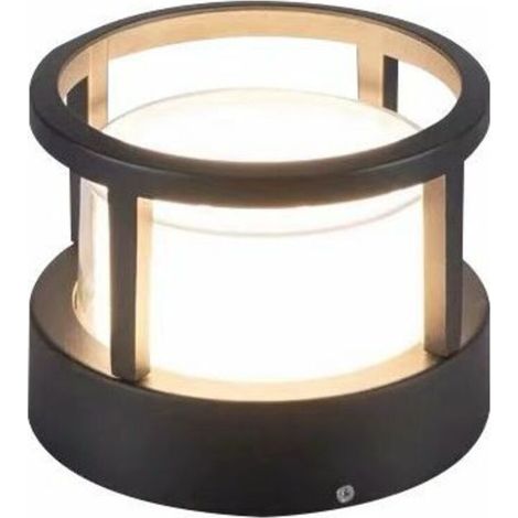Pelouse européenne cylindrique Lampe sur pied, jardin extérieur Colonne lumineuse Paysage étanche Cour pont Patio Pier chemin Pilier Lumière Villa Pathway LED Grassland étage lumières clôture pil M (1/5)