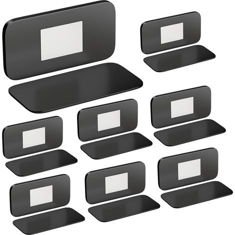 Aimant de Porte pour Placard Ultra Fin, Lot de 8 Aimant Fermeture Magnétique Adhésive sans Perçage sans Vis, Aimants de Portes Loquet Magnet pour Cuisine, Meuble, Tiroirs et Porte Coulissante (1/4)