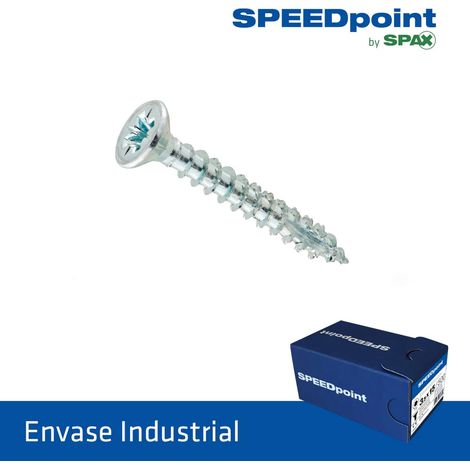 Caja de: 500 Uds. Torn SpeedPoint Cabeza Plana Zincado Z2 4x60