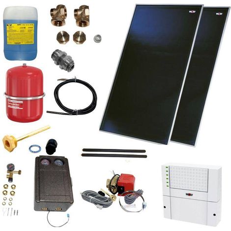 Wolf CFK-1 Hochleistungs-Sonnenkollektor 4,6 m² Solaranlage Solarpaket Solarthermie (1/5)