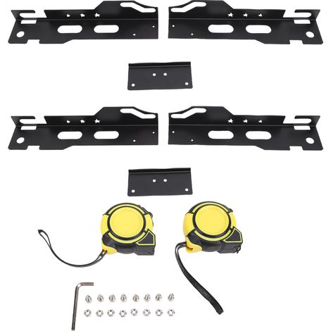 Kit de Géométrie Toivize DY1288 Noir Mat pour Voiture et SUV, Outil Réglage Parallélisme Précis avec Ruban 3m (1/5)