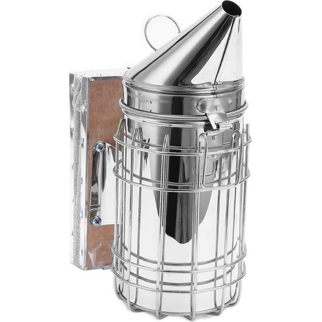 Kit de fumoir à ruche en acier inoxydable (6 pièces) pour l'apiculture en extérieur (1/5)