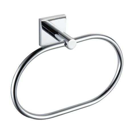 DianHydro Giona Porta asciugamani ad anello in metallo 20,95 cm con fissaggio a parete e viti incluse, accessori per il bagno porta salviette (1/3)