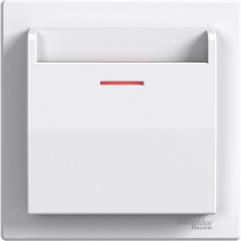 Interrupteur mécanique blanc Asfora pour carte 10AX 250V EPH6200121