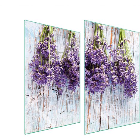 PLACA PROTECTORA DE VIDRIO PARA COCINA 2x35x52 LAVANDA (1/5)