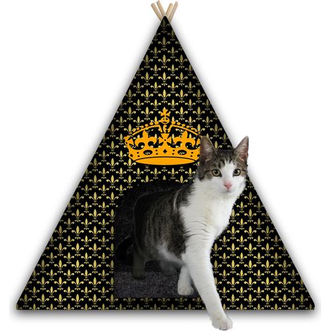 Tipi für Hund/Katze mit Kronenkissen L (1/5)