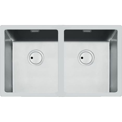 Foster Spüle S4001 Edelstahl AISI 304 Satinierte Oberfläche Flächenbündig 44x44 cm