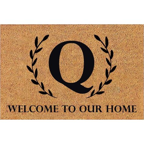 Tapis De Seuil En Coco - 40 x 60 cm - Antidérapant Et Absorbant - Pour Entrée Intérieure Ou Extérieure - 1 Pièce (1/4)