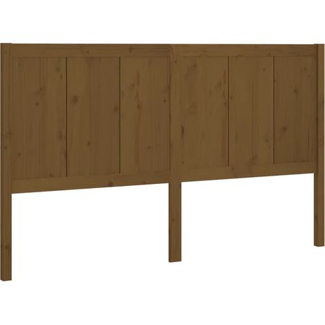 Maison Exclusive - Testiera per Letto ambra 205,5x4x100 cm Legno Massello di Pino