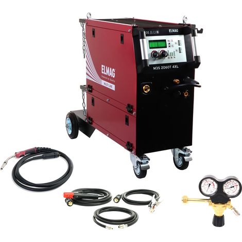 ELMAG Multifunktions-Schweißinverter M3S 2060T 4XL / ECO-SET Multi Line, MIG/MAG, MMA, WIG, fahrbar (1/3)