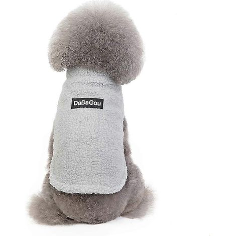 Chaleco de algodón y forro polar de cordero cálido para mascotas de Pet Fashion (1/5)