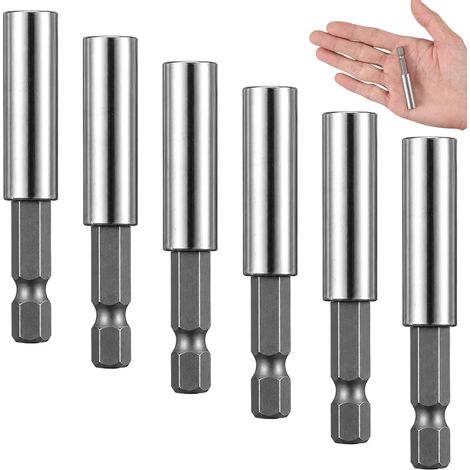 Lot de 6 porte-embouts magnétiques à tige hexagonale (1/5)