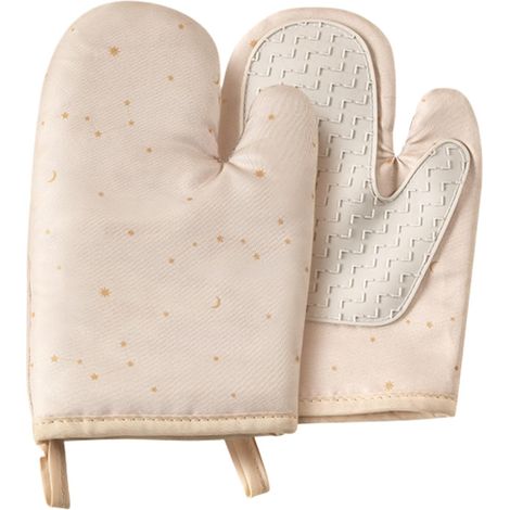 1 paire de gants de cuisine résistants à la chaleur, gants de cuisine étanches pour cuisine, camping, barbecue, cuisson, micro-ondes, cheminée, cuisinière (1/5)