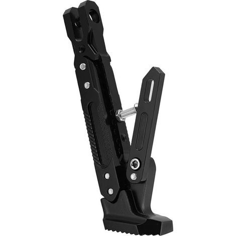 bequille Laterale Moto,Qiilu Motos Cadres et raccords Béquilles Accessoires de Moto Support de support latéral pour Pied de trépied réglable CNC (1/5)