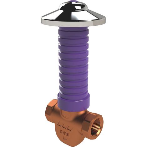 Kemper UP-ETA-THERM Unterputz-automatisches Zirkulations-Regulierventil,62 °C bis 64 °C, IG, Figur 540 62, DN 15, 5406201500