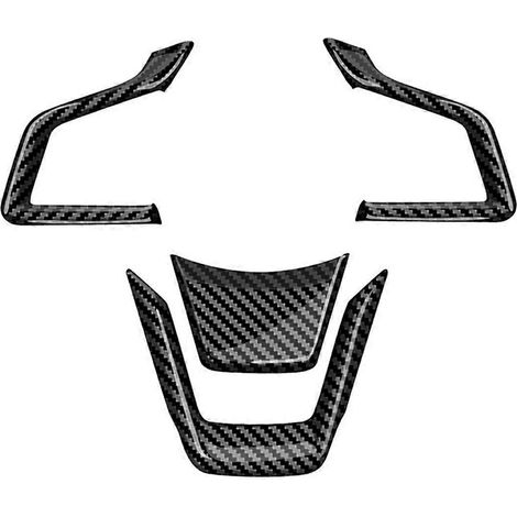 Aufkleber für die Lenkradverkleidung in Subaru-Kohlefaserform