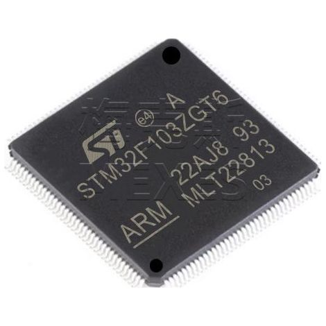 Elektronische Bauteile des STM32F103ZGT6 STM32F105R8T6 Chips, 5 Einheiten zum Zusammenbauen.