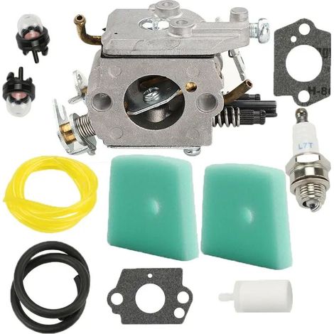 Kit de carburateur pour tronçonneuse Husqvarna 123L 323L 325 326 323 322 327P4 223L, élagueuse sur perche, débroussailleuse, taille-haie, Zama C1Q-EL24-AquaForge