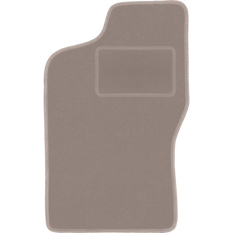 Alfombrilla de terciopelo conductor para: Fiat Cinquecento hatchback (1991-1998) beige