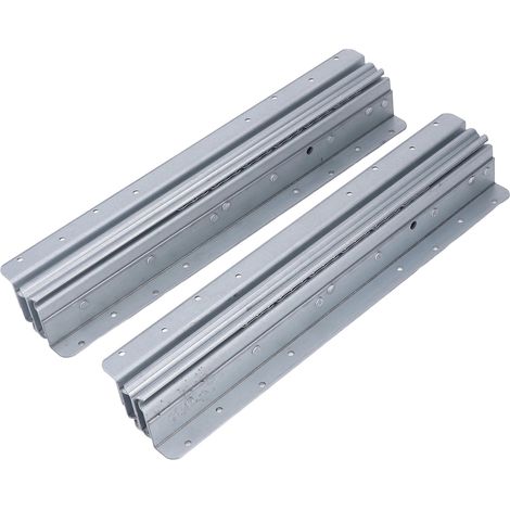 Glissière dissimulée pour armoire de 800 à 1850 mm (32 pouces) - Rail coulissant robuste et épais en 3 sections pour armoire de bas d'escalier (1/5)