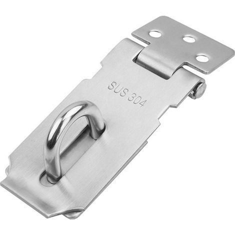 Cadenas - Serrure de porte - Cadenas pour portail de jardin - Serrure pour armoire - Acier inoxydable 304 - Argent (1/5)