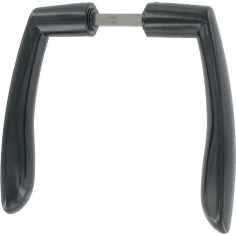 Tirard Manilla doble negra para portal batiente 90-120 mm