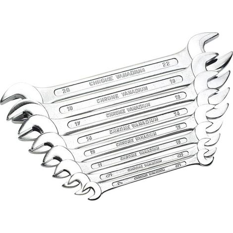Kit chiavi a forchetta doppie 8 parti 6 - 22 mm N/A Brüder Mannesmann M 110-08DIN