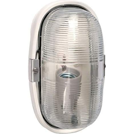 Hublot ovale étanche pour environnements sévères avec diffuseur verre incolore et culot E27 LEGRAND 060477 (1/3)