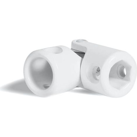 – Grenouillère pour manivelle de volet roulant Ø12mm – Acier zingué passivé – Entrée A Ø12mm, Entrée B 6 pans 10mm – Fixation avec vis M5 - 6pans (1/3)