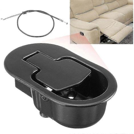 Poignée de fauteuil inclinable avec câble de déclenchement à levier de déverrouillage-Grey (1/4)