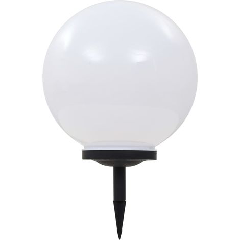 Lampe LED solaire d'extérieur sphérique 40 cm RVB (1/5)