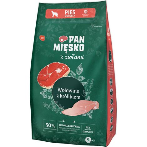 Viande poêlée Bœuf et lapin M 9 kg