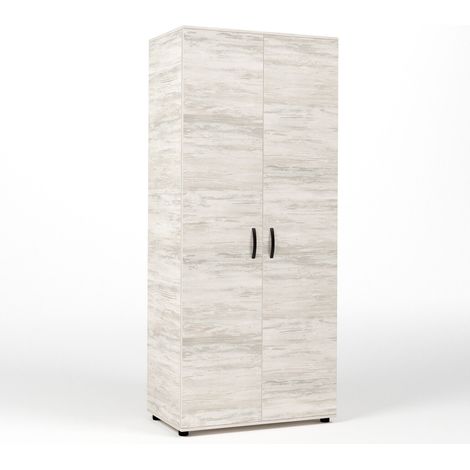 Kit Armadio 2 Ante 80X52X205 Cm Bianco Ven.K083 (1/3)