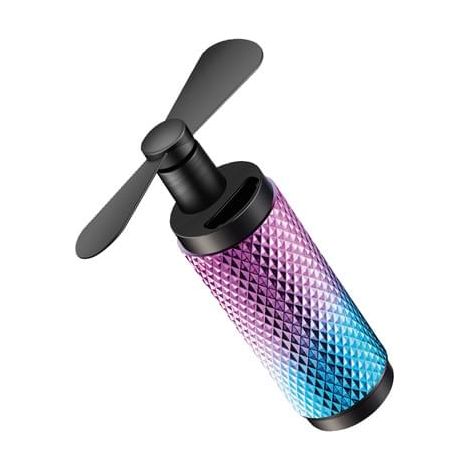 Nabo Power Tube rosa-blau 2-in-1 Akku-Hand-Ventilator & Powerbank, 2200mAh (1/4)