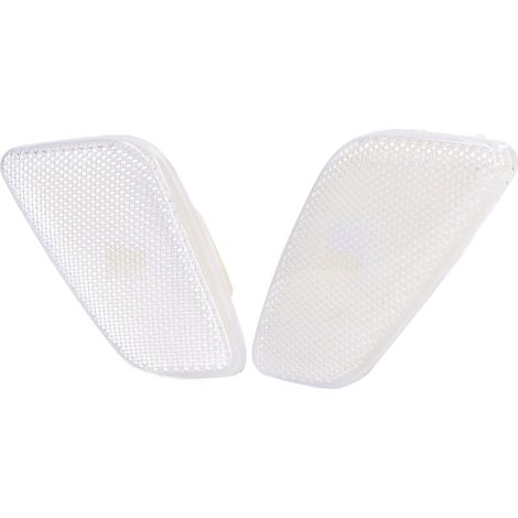 2x Feux De Position Avant Latéraux Blancs, Boîtier De Remplacement Compatible Jeep Wrangler 1997-2006 (1/5)