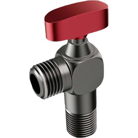 Ensemble de vannes pour chauffe-eau instantanés avec soupape de décharge de pression. Vannes de service en laiton à haut débit pour chauffe-eau instantanés. Multicolore. Rouge1 (1/5)