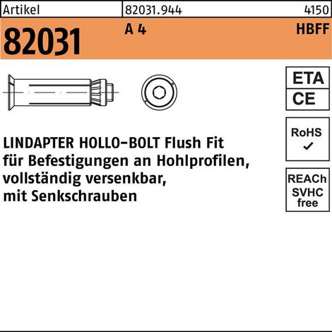 ART 82031 LINDAPTER-Hollo-Bolt A 4 HBSTFF 10-Größe 3 S (1/2)