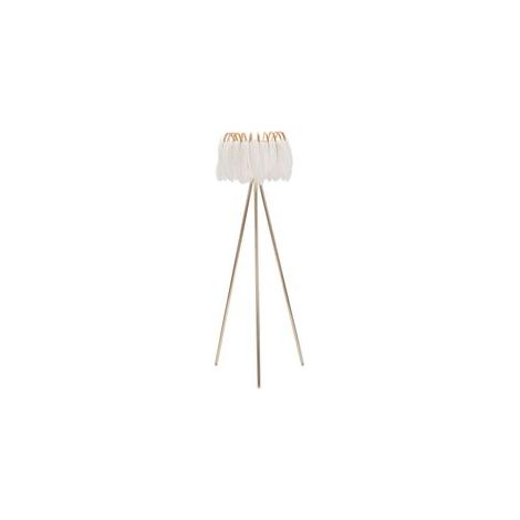 Lampadaire mauro ferretti doré 46 cm hauteur 40 watts (1/5)