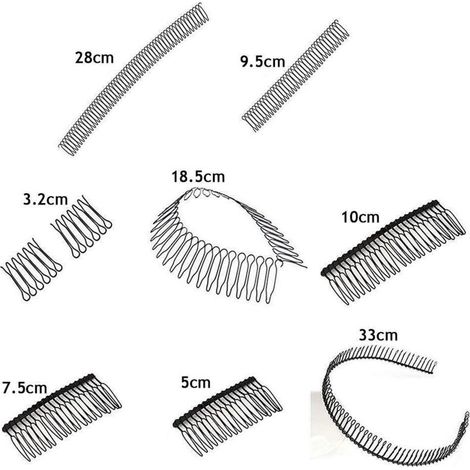 U-förmiger Haarkamm mit weicher Oberfläche, unsichtbare elastische Haarspange für Frauen und Mädchen (1/3)