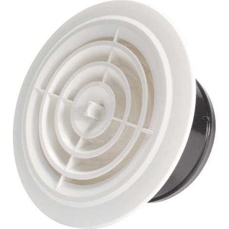 Grille d'aération ronde réglable de 125 mm (1/5)