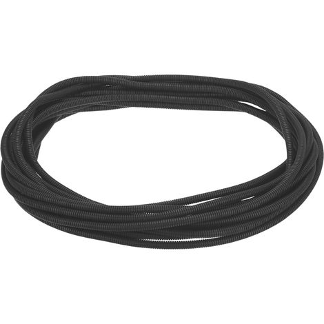 Gaine Fendue pour Câbles 1/4"(6.5mm) Diamètre Intérieur 50FT(15m) Gaine pour Câbles Résistante À La Chaleur Et Au Froid -40F À 257F Conduit Flexible en Plastique, Noir (1/5)
