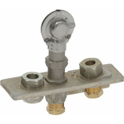 BRUCIATORE CUCINA GAS PILOTA 2 FIAMME MOD.160 VERTICALE SIT 0160101 REPAGAS